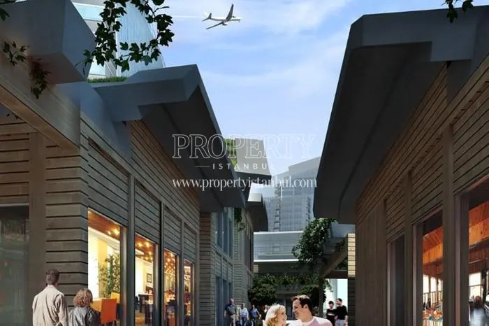Open-air shooping mall in Agaoglu Maslak 1453