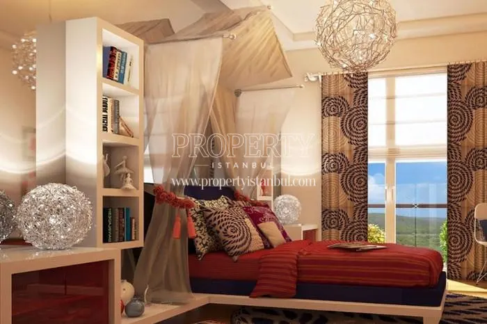 Small master bedroom in Agaoglu Maslak 1453