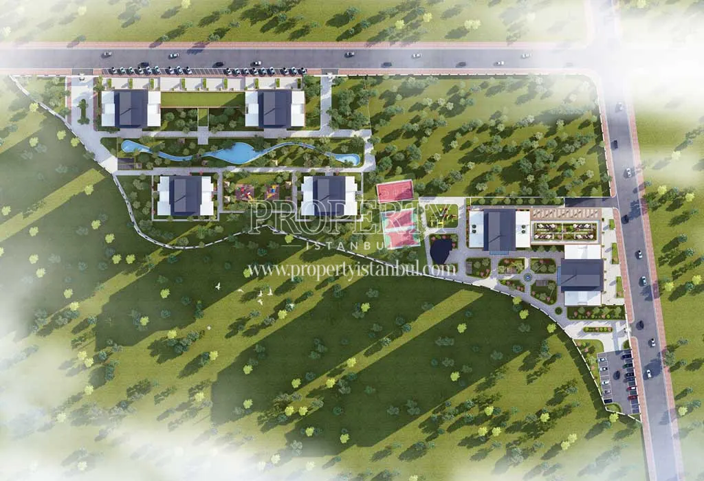 The layout plan of Eval Bahcekent