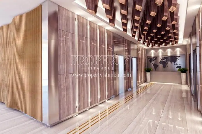 The corridors of the 1071 Kadikoy building