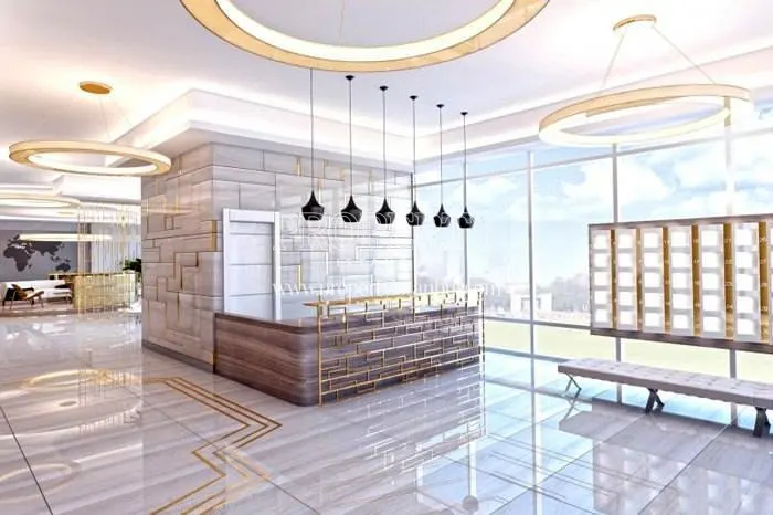 The lobby of the 1071 Kadikoy building