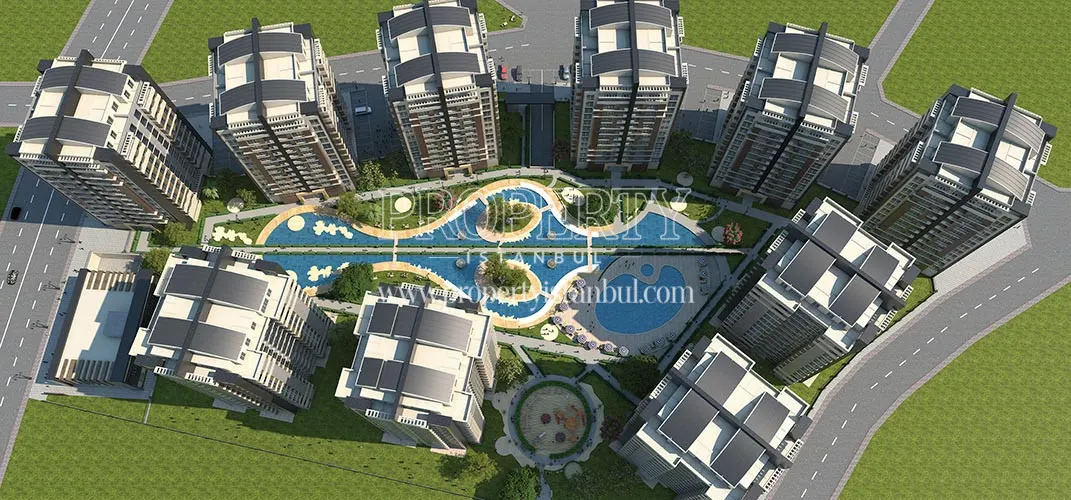The panoramic view of the 11. Mahalle project