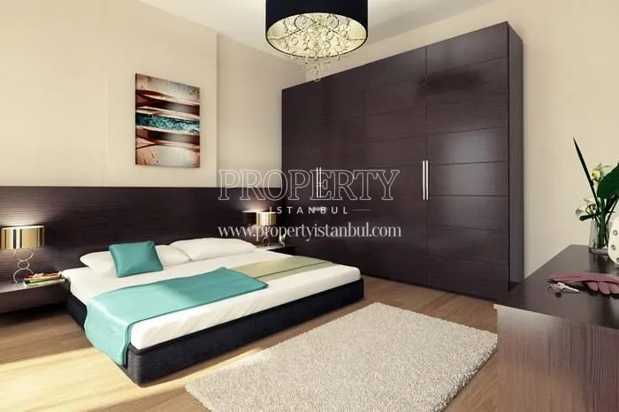 One of the master bedrooms in 216 Butik Plus Rezidans