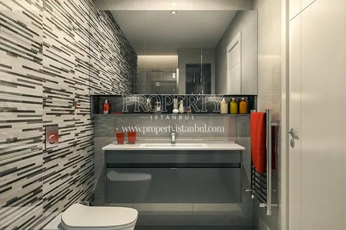 One of the bathrooms in 3S Firuze Konaklari
