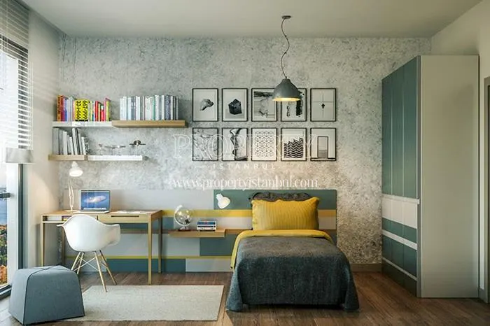 One of the bedrooms in 3S Firuze Konaklari