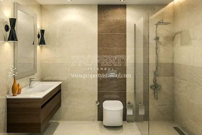 One of the bathrooms in 3S Firuze Konaklari