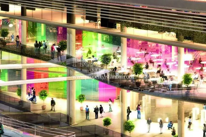 Food court in the shopping center of 42 Maslak