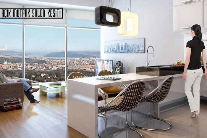 The couple resting in their apartment in 42 Maslak