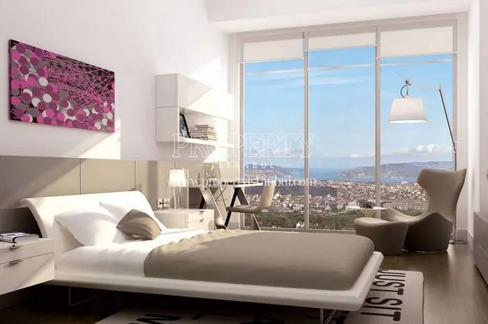 One of the bedrooms in 42 Maslak