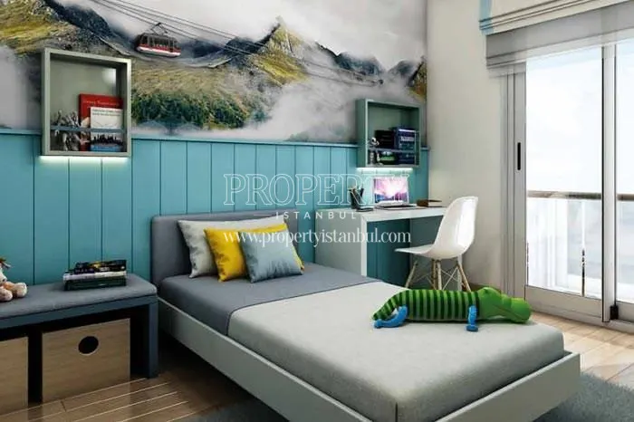 The bedroom for boys in 5. Levent