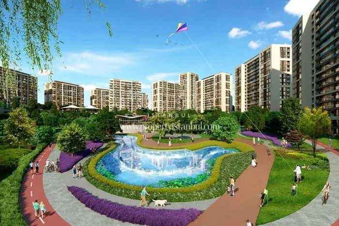 The landscape of the 5. Levent compound