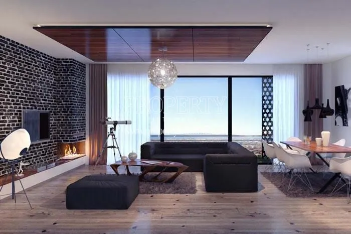 One of the living rooms in A1 Residence