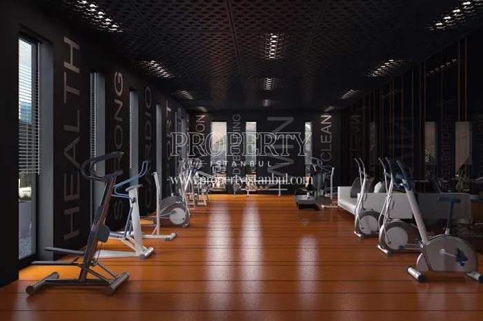The gym in A1 Residence