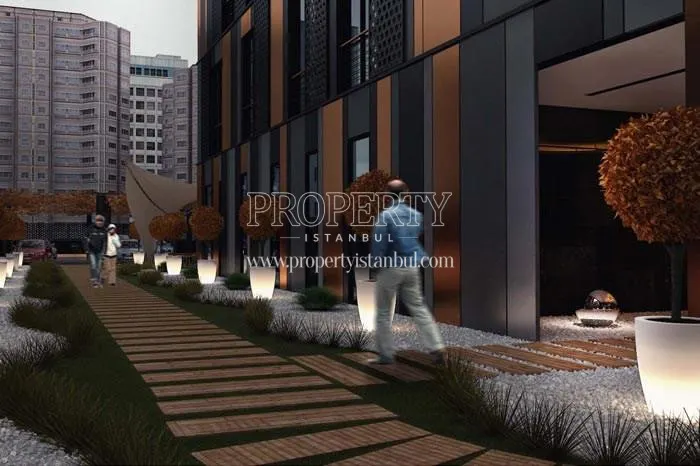 The walking track in the A1 Residence compound