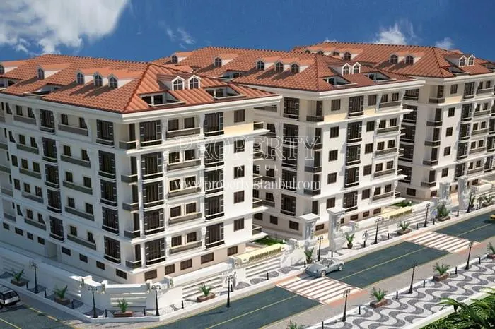 AB Yasam Evleri compound from the corner of the street