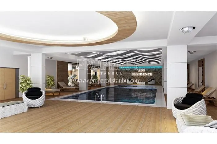 Indoor swimming pool in ADS Residence