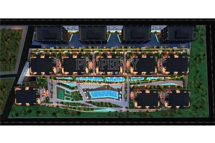 The layout plan of AKS City
