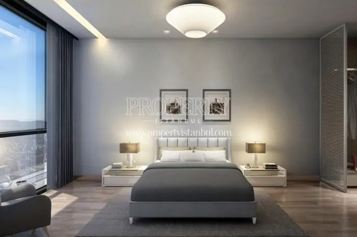 One of the master bedrooms in AND Pastel