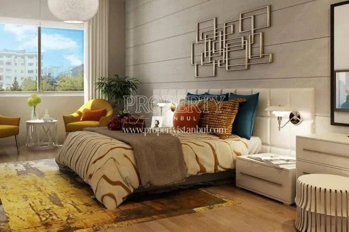 One of the master bedrooms in ARY Mevsim Sancaktepe