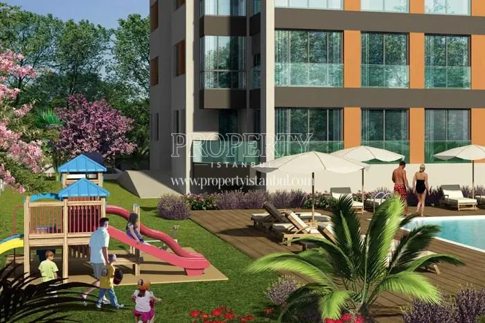 Social areas in the ARY Poyraz Bostanci compound