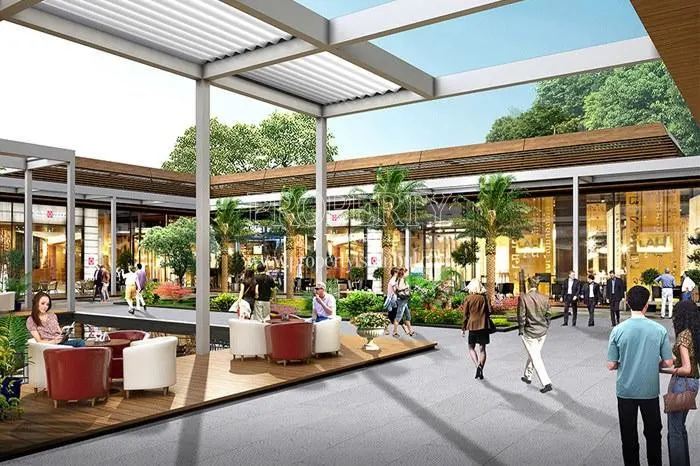 The inside of the shopping center in A+ Live Atasehir