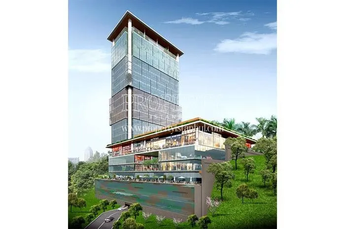 The car exit of the A+ Live Atasehir compound