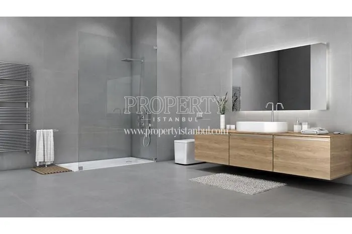 A bathroom in Abel Cengelkoy Evleri
