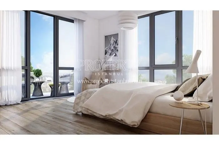 A bedroom in Abel Cengelkoy Evleri