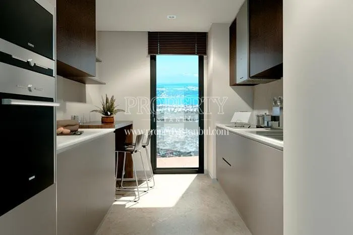 Black and white kitchen in AcarBlu