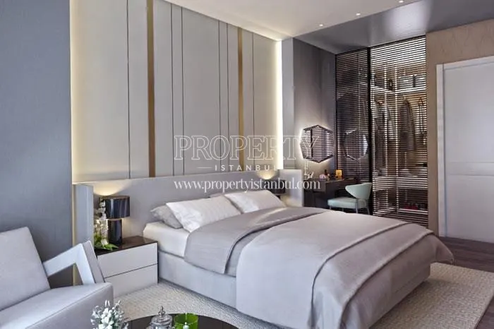 One of the master bedrooms in Adim Istanbul