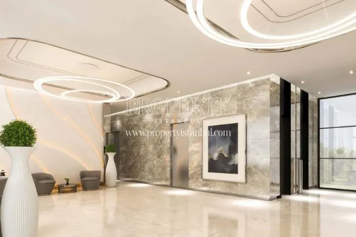 The corridors of the Afraze Kartal building