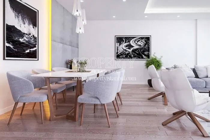 One of the living rooms in Afraze Kartal