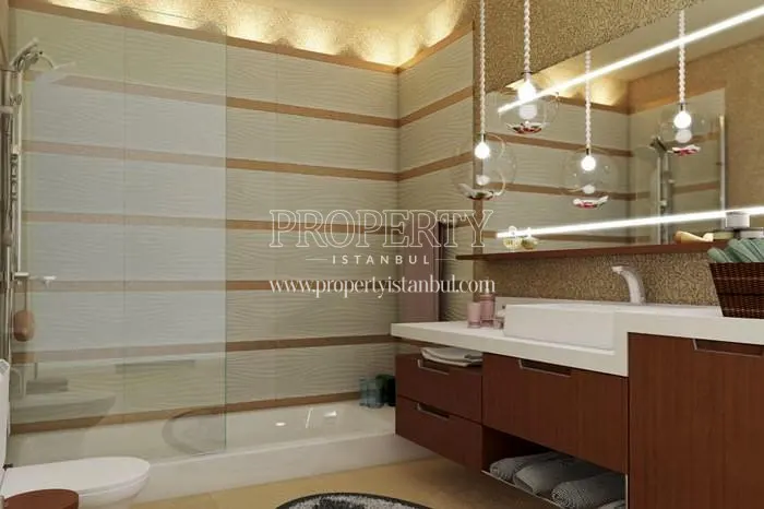 One of the bathrooms in Agaoglu My World Europe