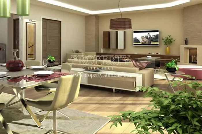 Spacious living room in Agaoglu My World Europe