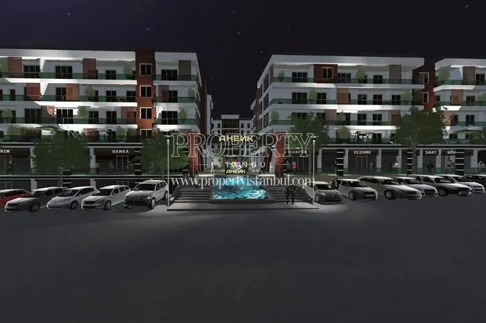 Parking lot in Ahenk Istanbul