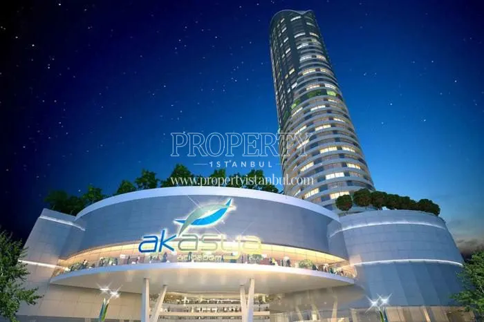 Akasya Acibadem tower and the shopping mall