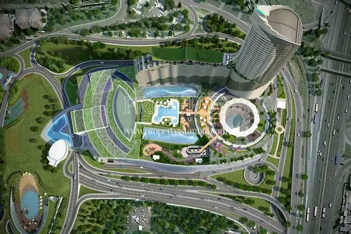 The panoramic view of the Akasya Acibadem project