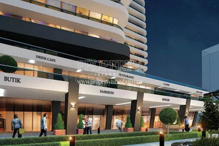The shopping center in Akros Istanbul