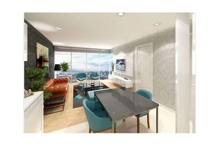 One of the living rooms in Allure Tower