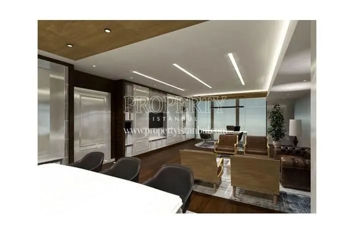 One of the living rooms in Allure Tower