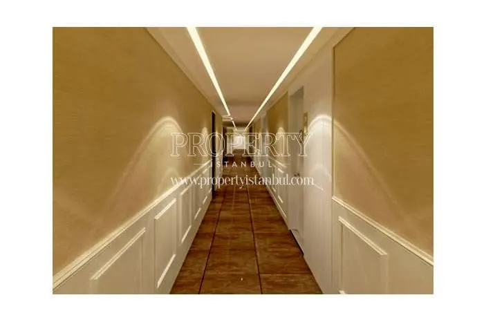 The corridors of Allure Tower