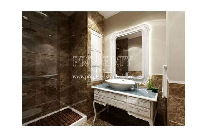 One of the bathrooms in Allure Tower