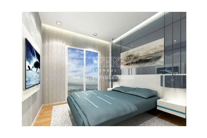 One of the master bedrooms in Allure Tower