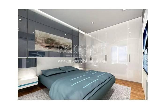 One of the master bedrooms in Allure Tower