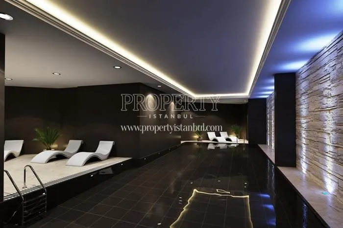 Indoor swimming pool in Altunhan Residence