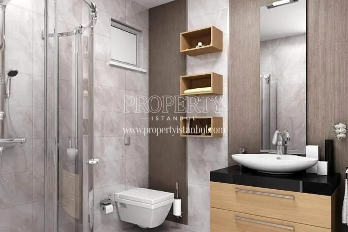One of the bathrooms in Altunhan Residence