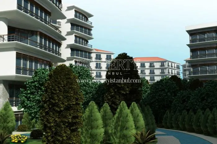 The garden of Altunizade Konaklari project