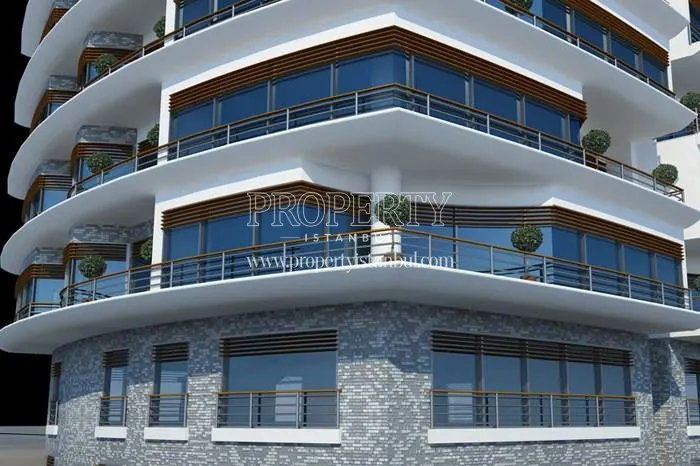 One of the project buildings in Altunizade Konaklari