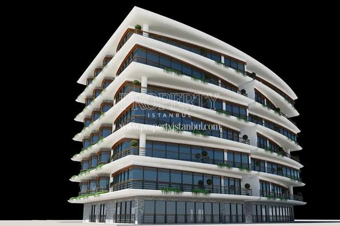 One of the project buildings in Altunizade Konaklari