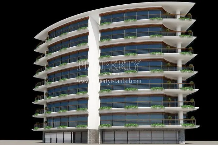 One of the project buildings in Altunizade Konaklari